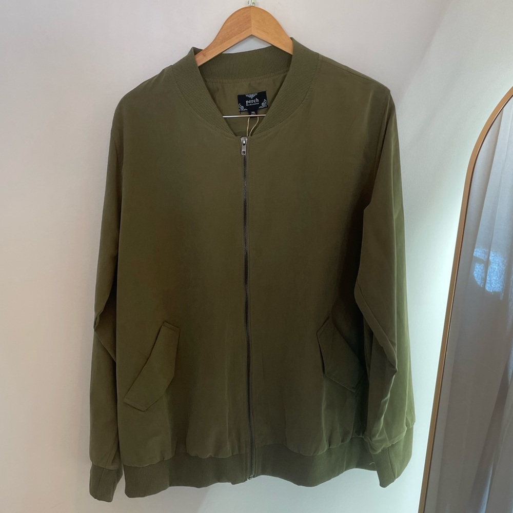 NWT Plus, Curvy Olive Woman’s Bomber Jacket 3Xl